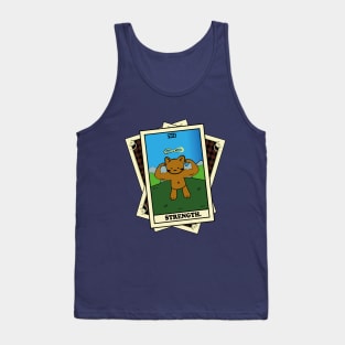 TAROT CARDS DECK | STRENGTH. | FORTUNE CAT Tank Top